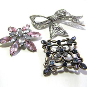 Antique -Vintage Looking Brooch Pin Bundle